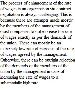 8-3 Short Paper Labor Bargaining